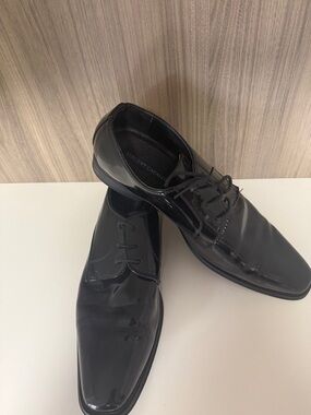 Men's Black Patent Leather Dress Shoes